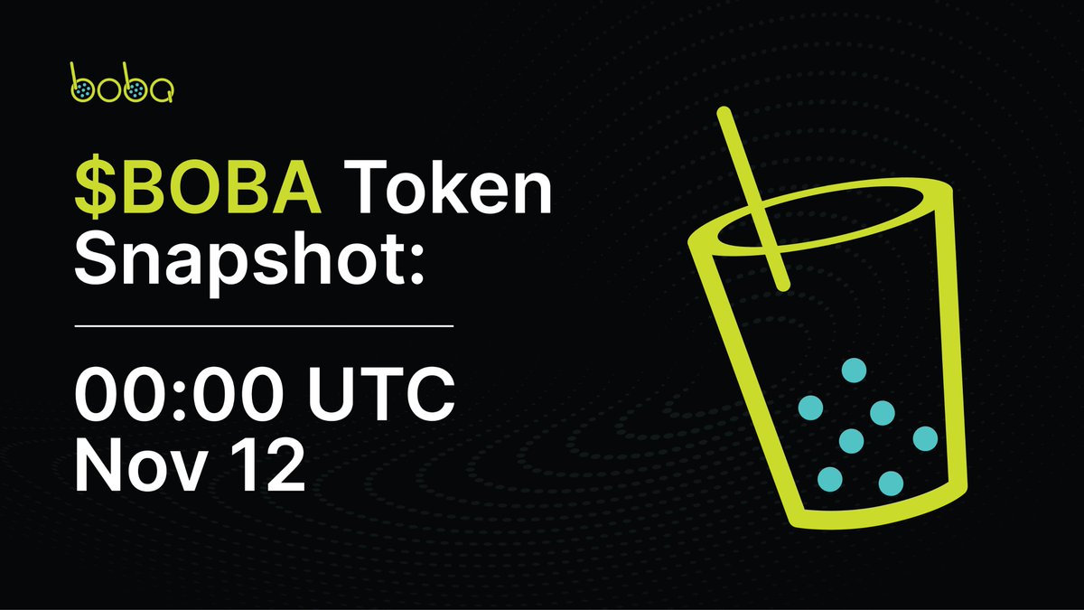 Today is your last chance to bridge to Boba Network and get 5% extra $BOBA for free!!

Soon, you can get a taste of that sweet $BOBA. Only a few hours left, go to gateway.boba.network to bridge before time runs out!

#BobaEnya #Ethereum #EnyaAI #Bobanetwork #airdrop #announce