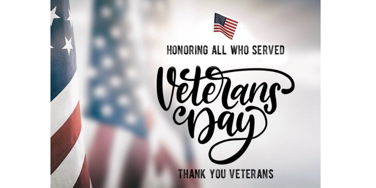 To all who have served, we thank you for your courage, your strength, and your sacrifices. Happy Veterans Day.