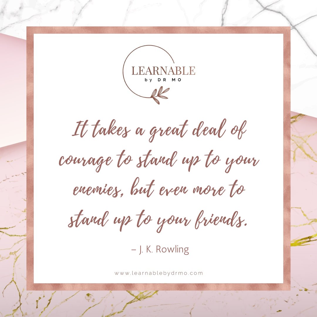 learnablebydrmo's tweet photo. It takes a great deal of courage to stand up to your enemies, but even more to stand up to your friends.– J. K. Rowling
#CareerGrowth #CareerCoach #CareerDevelopment
#InterviewTips #LearnableByDrMo #CareerAdvancement #CareerCounseling https://t.co/ZIgrNTUomq