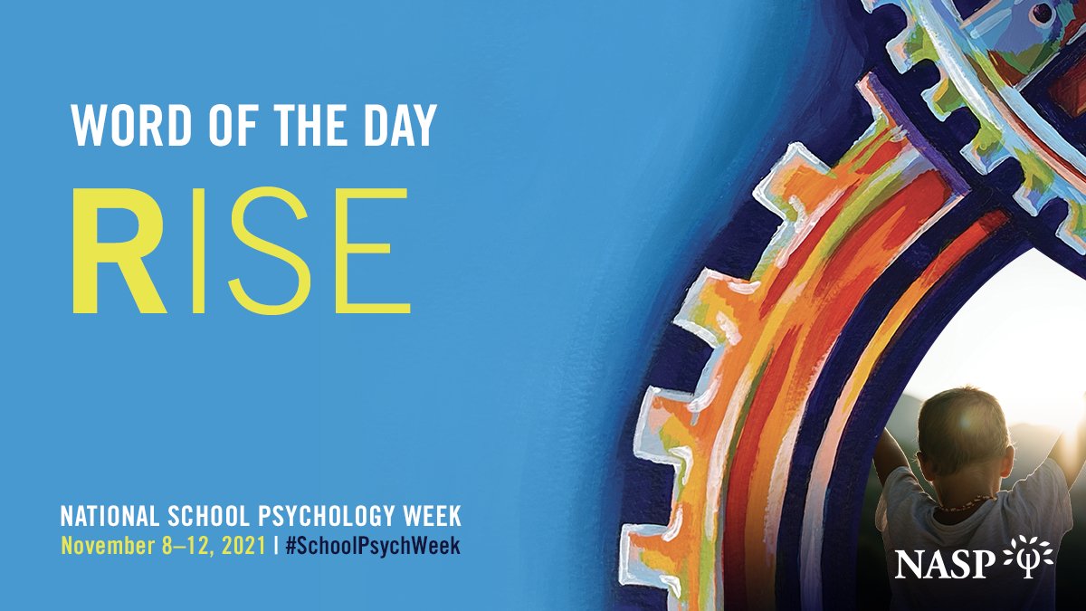 nasponline's tweet photo. How have you risen above challenges and how do you help others rise? #SchoolPsychWeek https://t.co/d5Exsonngi