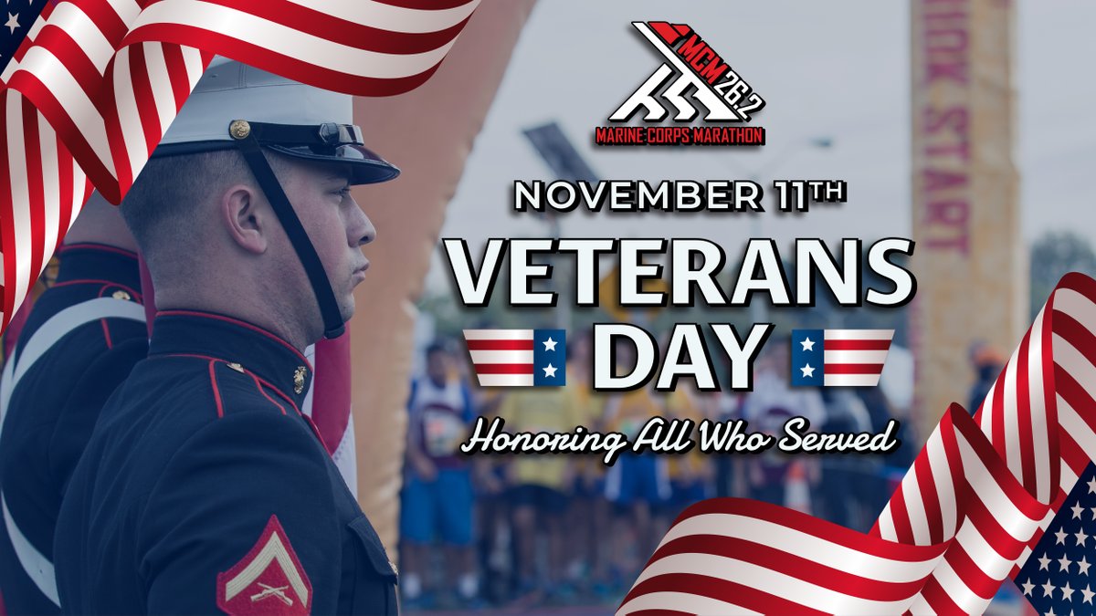 Marine_Marathon's tweet photo. Thank you to all those who have served. #VeteransDay https://t.co/uH4zwvtFKg