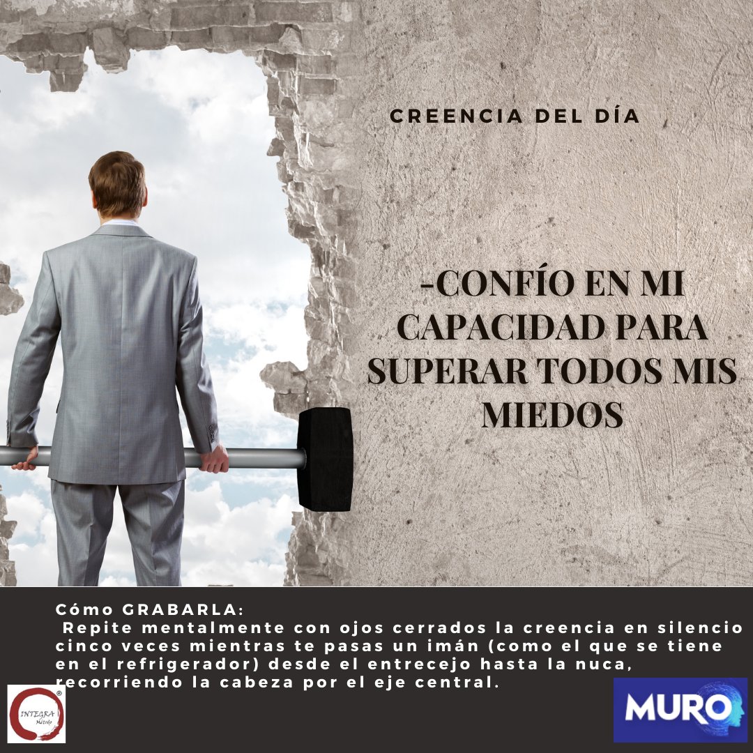 CoachMuro's tweet photo. Tus #creencias #determinan los #resultados de tu #vida #grabate #creenciaspoderosas Comparto la #creencia del #dia del programa #transfórmate te invito a #grabarla en tu #subconsciente Si #ayuda #contactame aquí https: // https://t.co/Ocm9bw5HeW #felizdia https://t.co/XlC91oQ15M