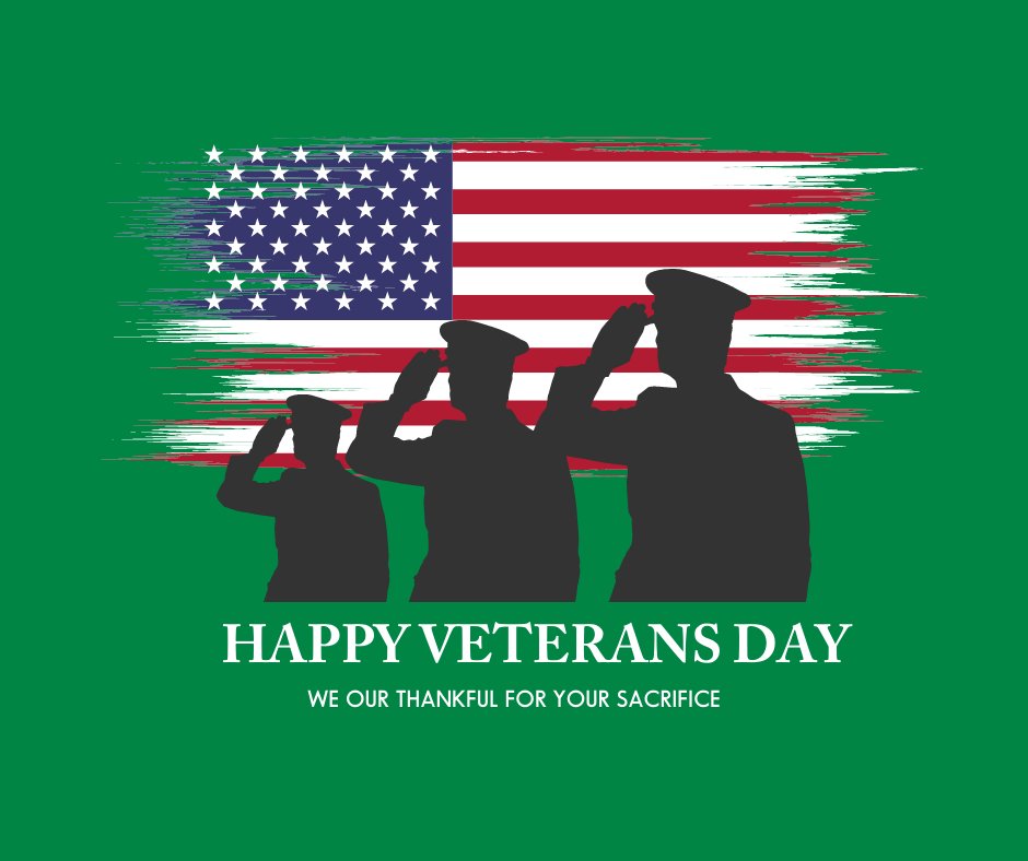 Thank you to all the veterans and active duty members for your service. Happy Veterans Day!