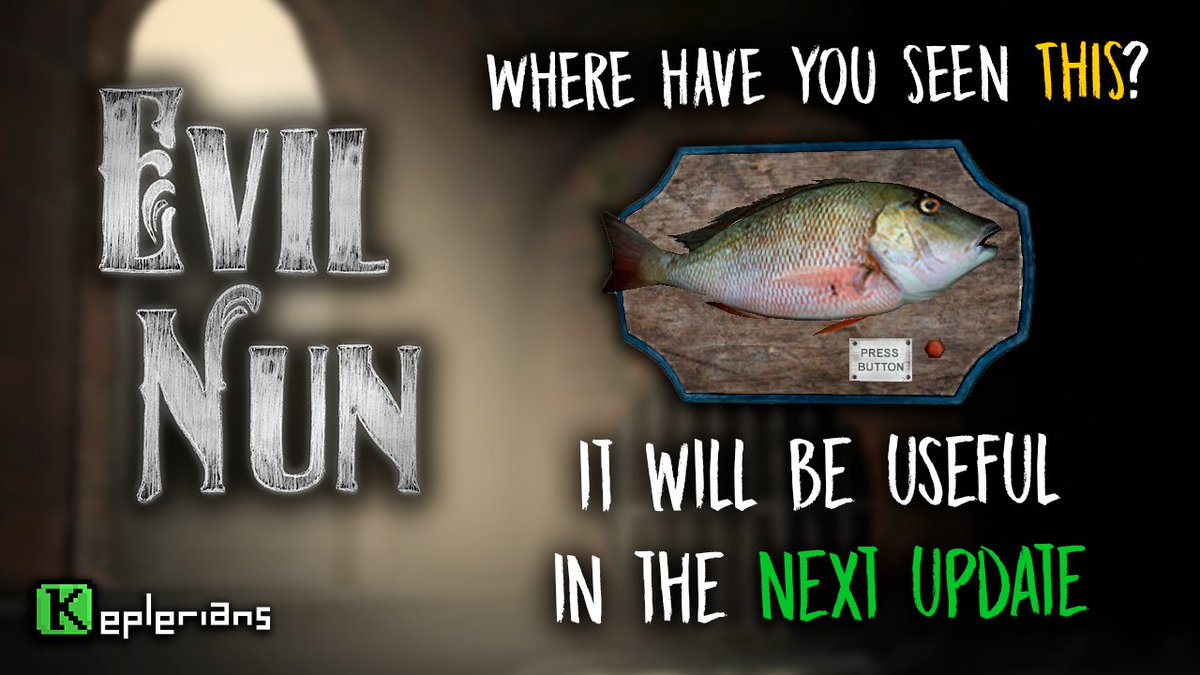 KepleriansTeam's tweet photo. EVIL NUN UPDATE SNEAK PEEK! 🙌

What will this be used for? 🐟 🤔

What are your theories? We want to know!😏

#Keplerians #EvilNun #HorrorGames #IndieDev #MobileGame https://t.co/dcWcP3e0XI