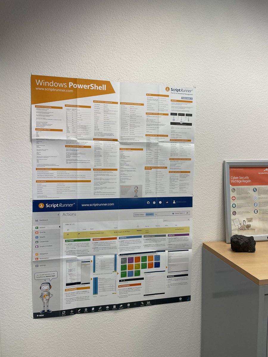 Roybr78's tweet photo. Wir sind grade dabei ScriptRunner zu evaluieren und haben dazu diese Postern erhalten die es uns etwas leichter machen sollten 😀

@Script_Runner #KeepOnScripting https://t.co/qeUCPX3xla