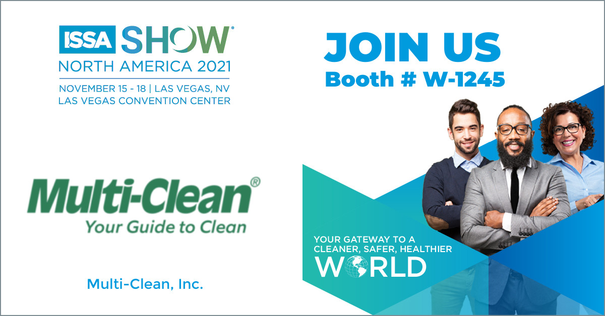MultiCleanGeek's tweet image. The ISSA Show is next week! We hope to see you there, visit Multi-Clean at booth 1245. Check out our pre-show booth to see all that Multi-Clean has to offer #cleaning #ISSA issashowplanner.com/8_0/exhibitor/…