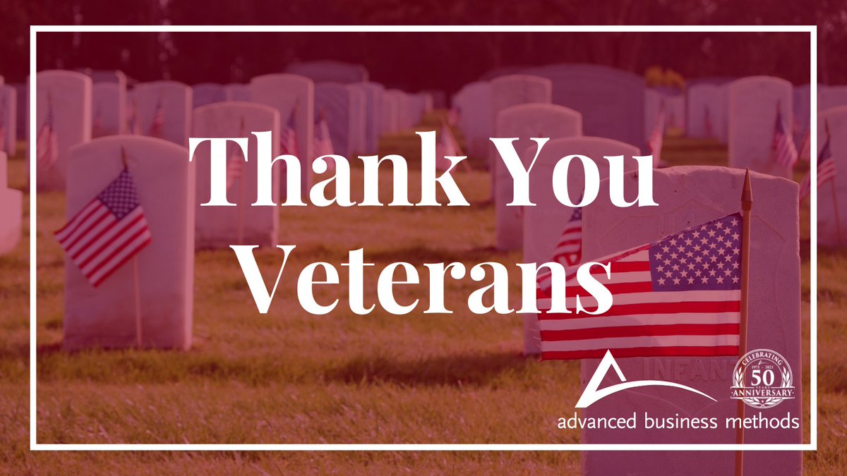 A special thanks are in order today for the men and women who have served in our Armed Forces, protecting our freedoms. Your #sacrifice doesn't go unnoticed and we are grateful every day!🇺🇸

A very special thanks to our ABM staff members who are #veterans of our US Armed Forces🤝