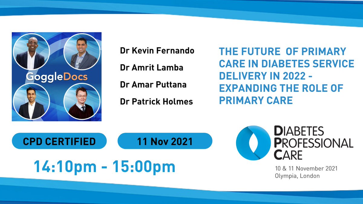 diabetespc's tweet photo. GoggleDoc's panel session starts in 10 minutes in the 'Keynote: Diabetes MDT' theatre! https://t.co/olpSToBXmf
