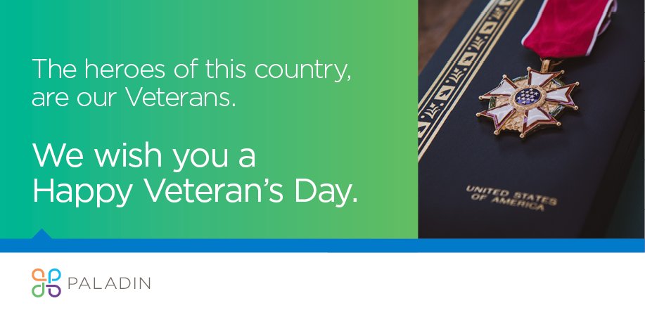 PaladinStaff's tweet photo. Thank you to all the brave men and women who have served our country. Today, we salute you. https://t.co/iyBAJNCrer