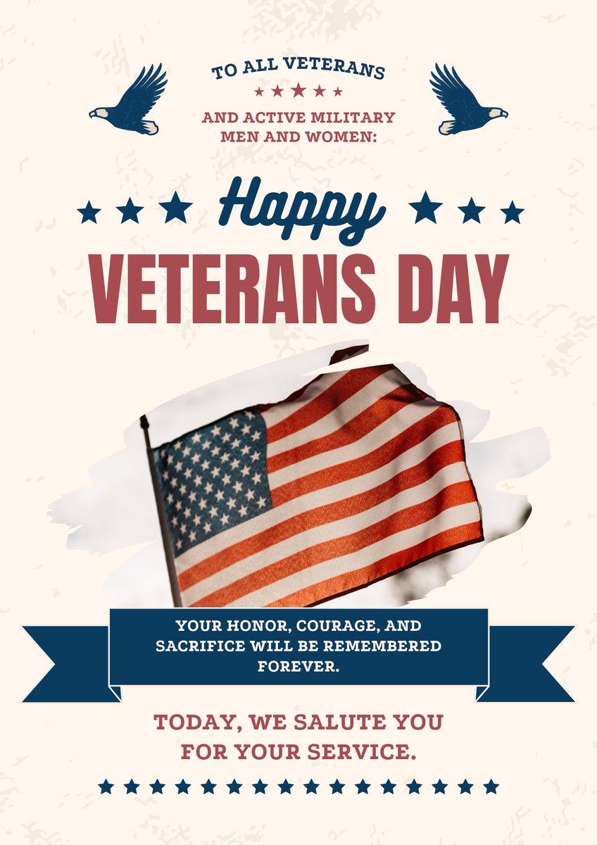 MoodyPrice's tweet photo. Happy Veterans Day from the Moody Price family to yours. https://t.co/0wH2TepgIX