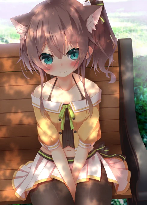 skebありがとうございました～!
猫耳照れまつりちゃん #祭絵 