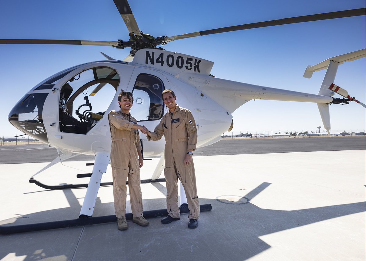 MDHelicopters's tweet photo. MD Helicopters, Inc. is excited to announce that Embry-Riddle Aeronautical University-Prescott Campus student, Brandon Hutchins was selected as the 2021 recipient of the MD 500 Transition Training Scholarship.
#mdhelicopters #md500 #md500series #embryriddle #transitiontraining https://t.co/TOSbI66OhX