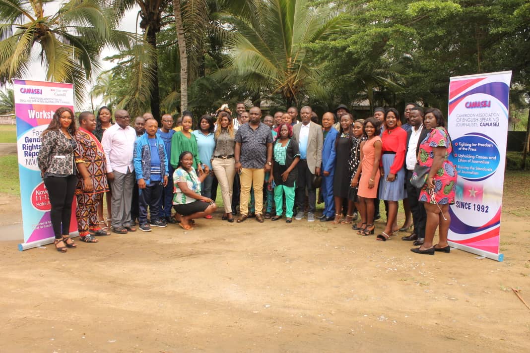 30 journalists across #Cameroon are presently in <a href="/kribi/">Andrés Horcajo 🇪🇺</a> sharpening skills on Factoring gender, human rights in conflict reporting. The training organised by <a href="/CamasejN/">CAMASEJ National</a>, zooms into the legal and institutional framework in mainstreaming this area.
 <a href="/CanadaCameroun/">Canada au Cameroun</a>
 <a href="/CanadaCameroon/">Canada in Cameroon</a>
