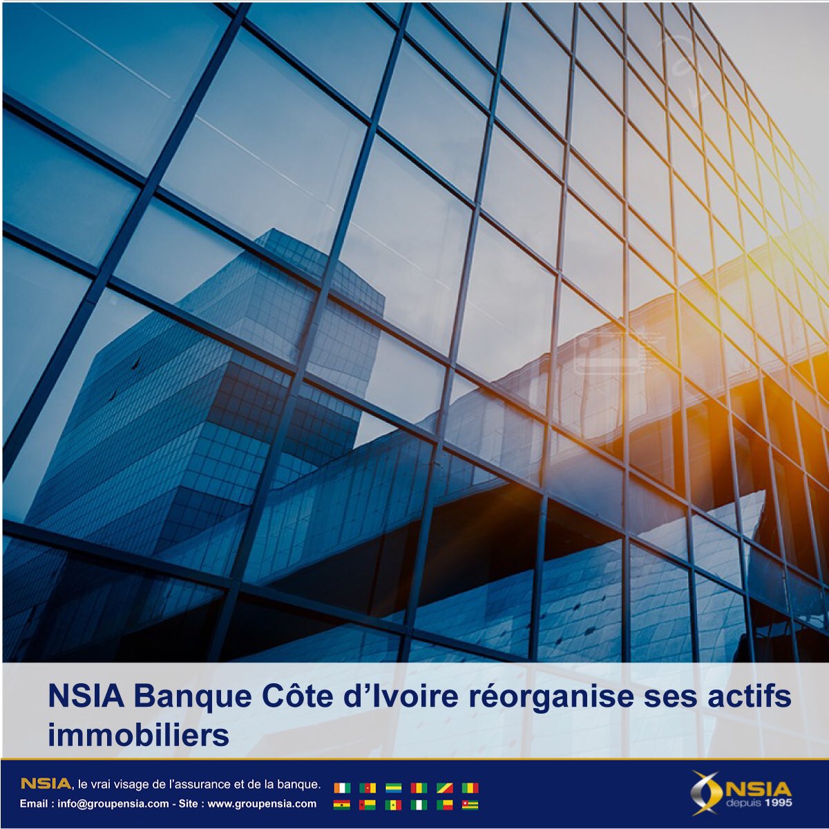 GroupeNsia's tweet photo. NSIA Banque réorganise ses actifs immobiliers.
Découvrez l'article sur le site web de NSIA Banque CI 👉🏼 https://t.co/VOIMWWx6xn
#NSIABanque
#GroupeNSIA https://t.co/sh0FQdruvB