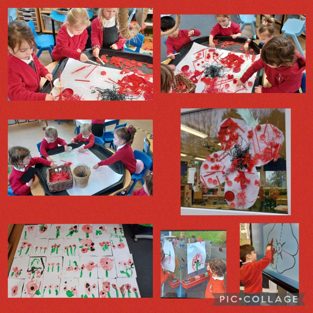 MayalsSchool's tweet photo. Meithrin working hard this morning! #RemembranceDay2021 #MayCommunity #MayHum #MayExpArts https://t.co/OLs5xN7wU0