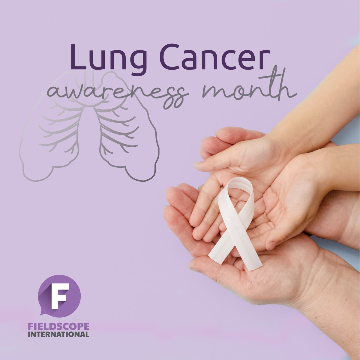 Lung cancer is the third most common cancer in the UK. It is the most common cause of death from cancer for both men and women, claiming almost 35,000 lives a year.
So, please, get checked for lung cancer.

fieldscopeint.com

#LungCancerAwarenessMonth