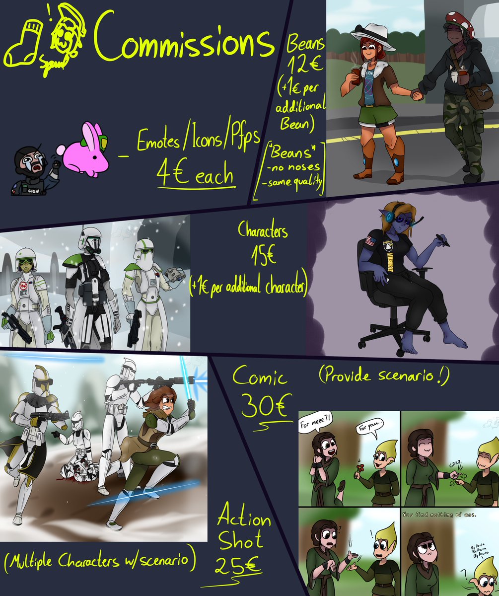 ProxyXAimee's tweet image. Gentlemen. BEHOLD.

I re-re-re-re-re-re-reworked my commissions again.

Payment up front ONLY!
Link: paypal.me/ProxyXAimee  

Request either here (i will follow you to enable DMs) or on Discord: TheSpanishInquisition #4484 !

Strict NSFW rules!