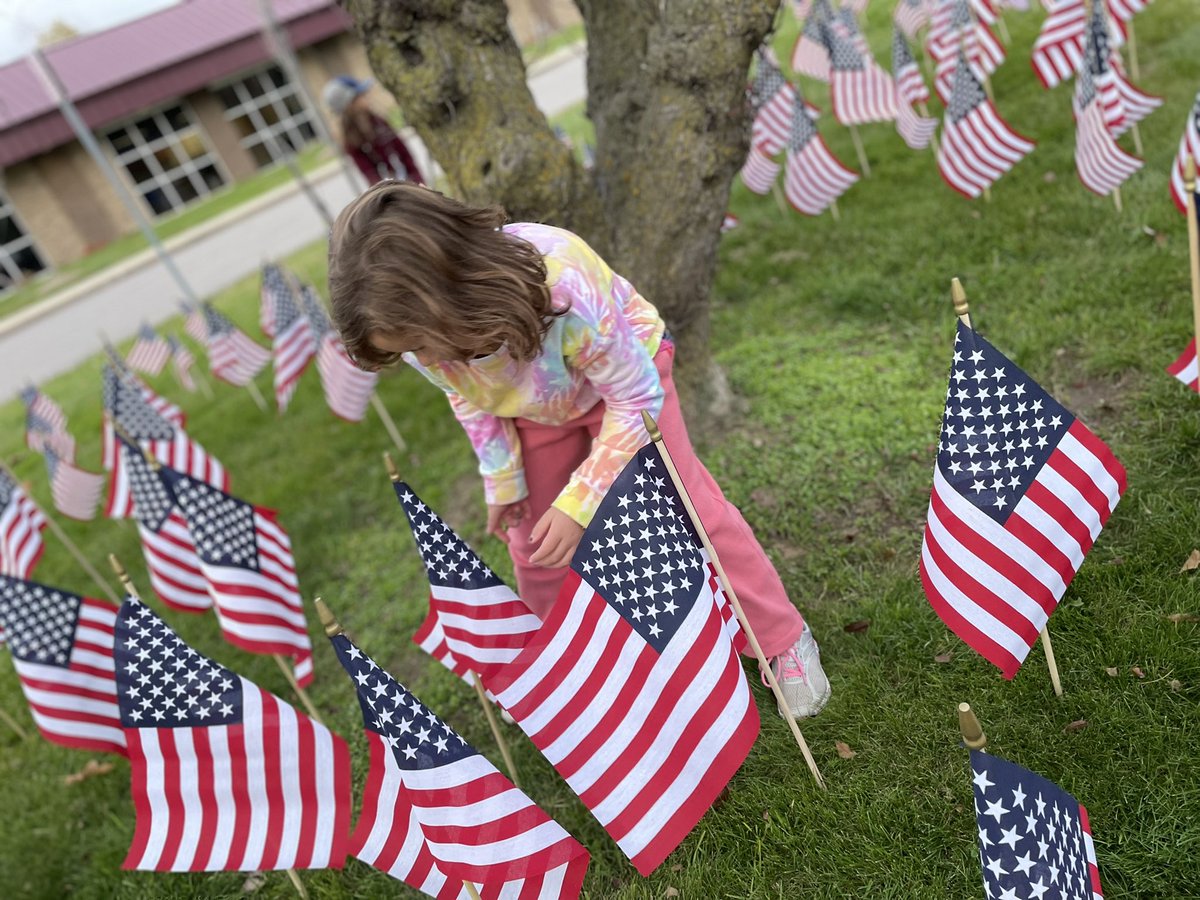 My hope for today is that our collective honoring of the brave women and men who have sacrificed so much for our freedom will remind us that our veterans are to be honored every day. A day of reflection at Meadow Brook. <a href="/ThinkMBE/">ThinkMBE</a> <a href="/MBEPTA/">Meadow Brook PTA</a> <a href="/rochcommschools/">Rochester Community Schools</a> #gratitude #VeteransDay
