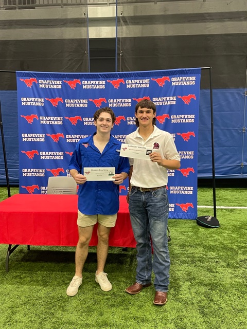 Congratulations to <a href="/Keegancourtneyy/">Keegan Courtney</a> and <a href="/Garret_Martin_4/">Garrett martin</a> for their recent NLI signing.  <a href="/ClarendonBB/">Clarendon Baseball</a> and <a href="/WTAMUBaseball/">WT Baseball</a> got two good ones.  <a href="/Gvinebaseball/">Mustang Baseball</a> #GHSUnity