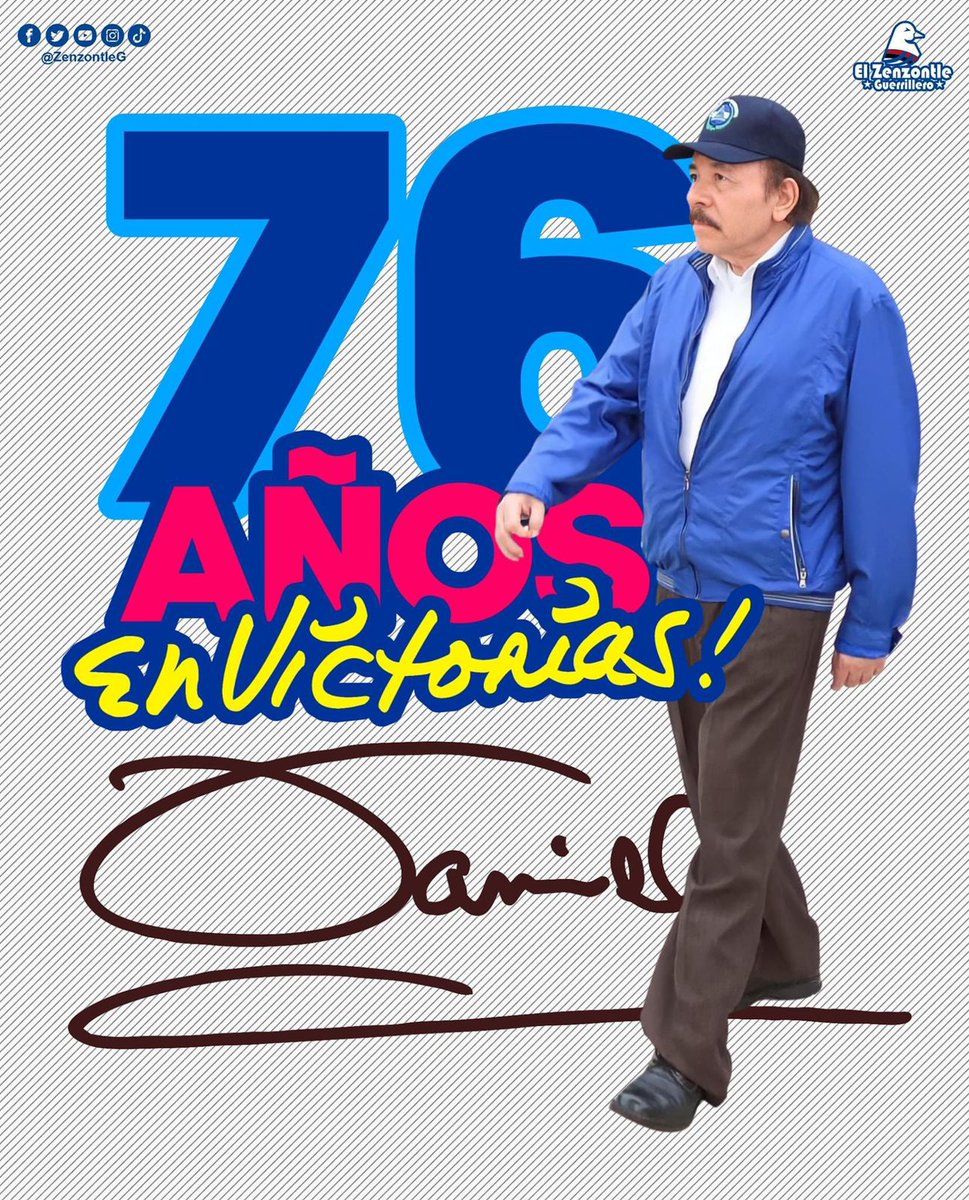 FuentesMayraluz's tweet photo. FELIZ CUMPLEAÑOS al mejor Presidente de la Historia de Nicaragua. Que Dios 🙏 lo siga Colmando de Abundantes Bendiciones y le dé Sabiduría para seguir dirigiendo nuestro País. 🎂🌹🎆
#DanielSiempreAlFrente
#DanielYElPuebloPresidentes https://t.co/O5PtMDf6lw