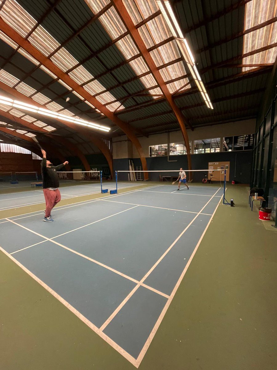 BabSall's tweet photo. La #TeamRacket d’hier (et de grande qualité !) @SashaBeckermann @a_forestier @DjoBodie824 https://t.co/y4Fo7trICb