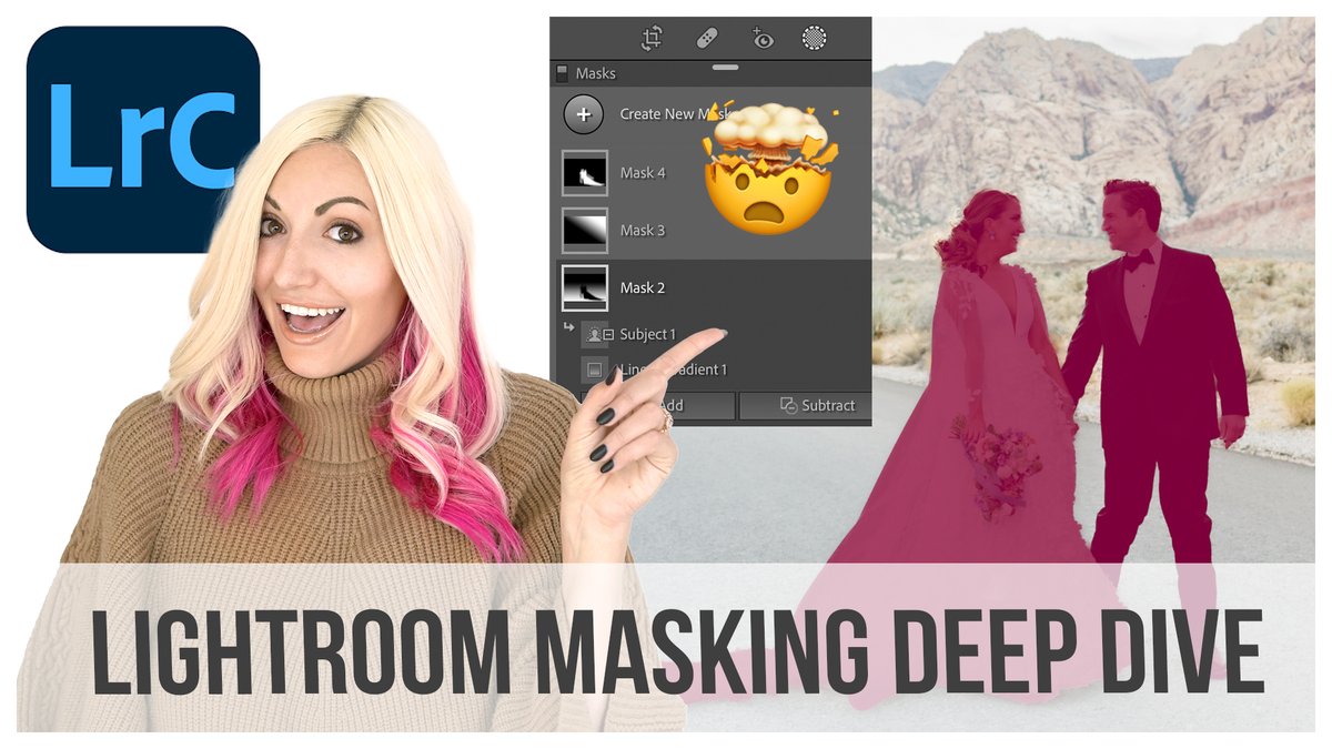 chelseanicole's tweet photo. This is a GAME CHANGER! 🙌 Learn the ins &amp; outs of @Lightroom's *NEW* AI Masking Tool, and how you can use it to transform your portraits, in this quick, yet in-depth tutorial: https://t.co/FK3jfvalRO 

#Lightroom #adobelightroom #AdobeMAX @Adobe @adobemax #photographer https://t.co/KqIOIdG7cD