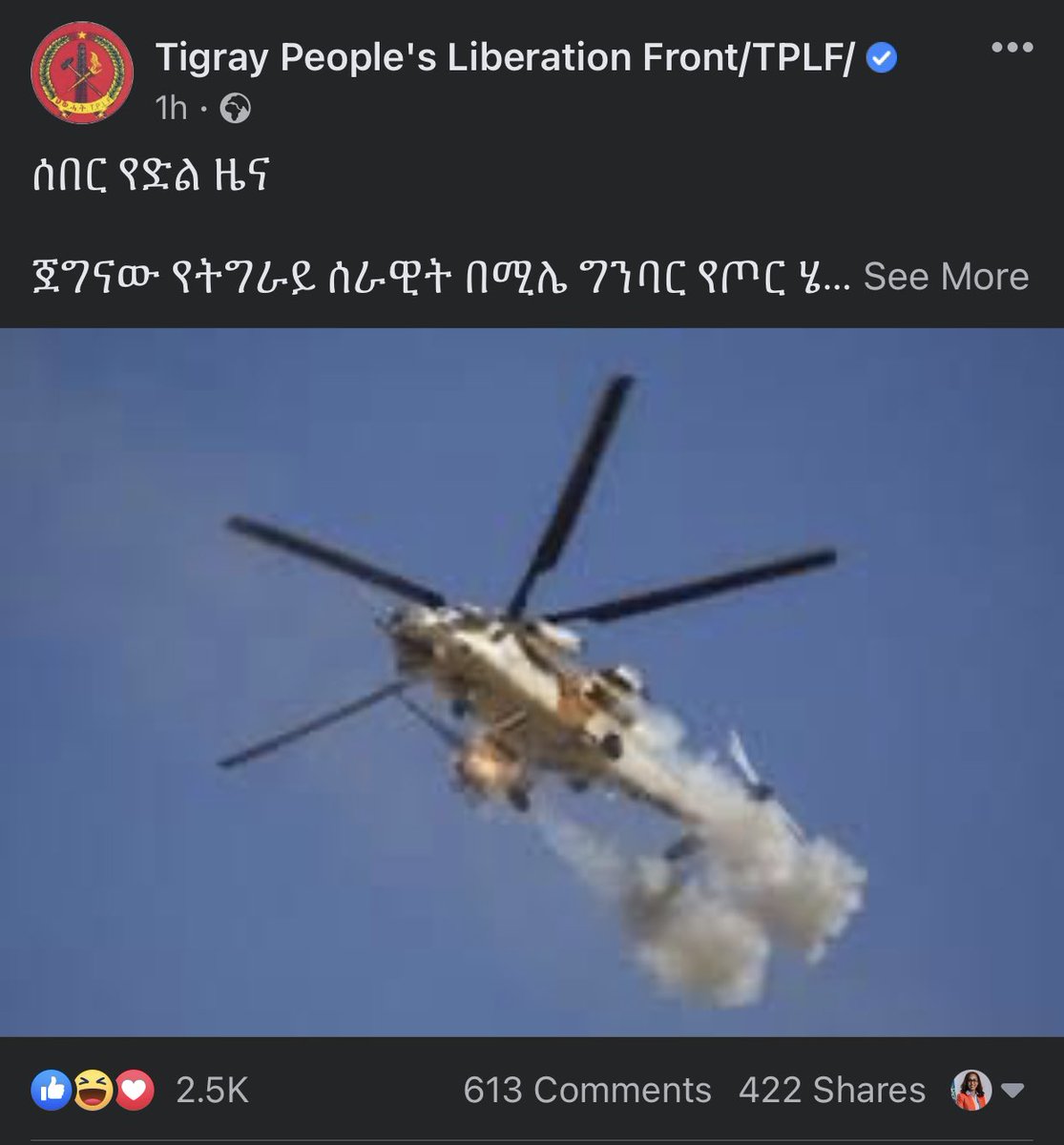 ETFactCheck's tweet image. The terrorist group TPLF just issued a disinformation statement using an image from a 2016 news story on Isis written on the The Times. This fake image by TPLF comes following @FdreService issuing a statement Nov 10th, highlighting milestones achieved in #Mille and other fronts.
