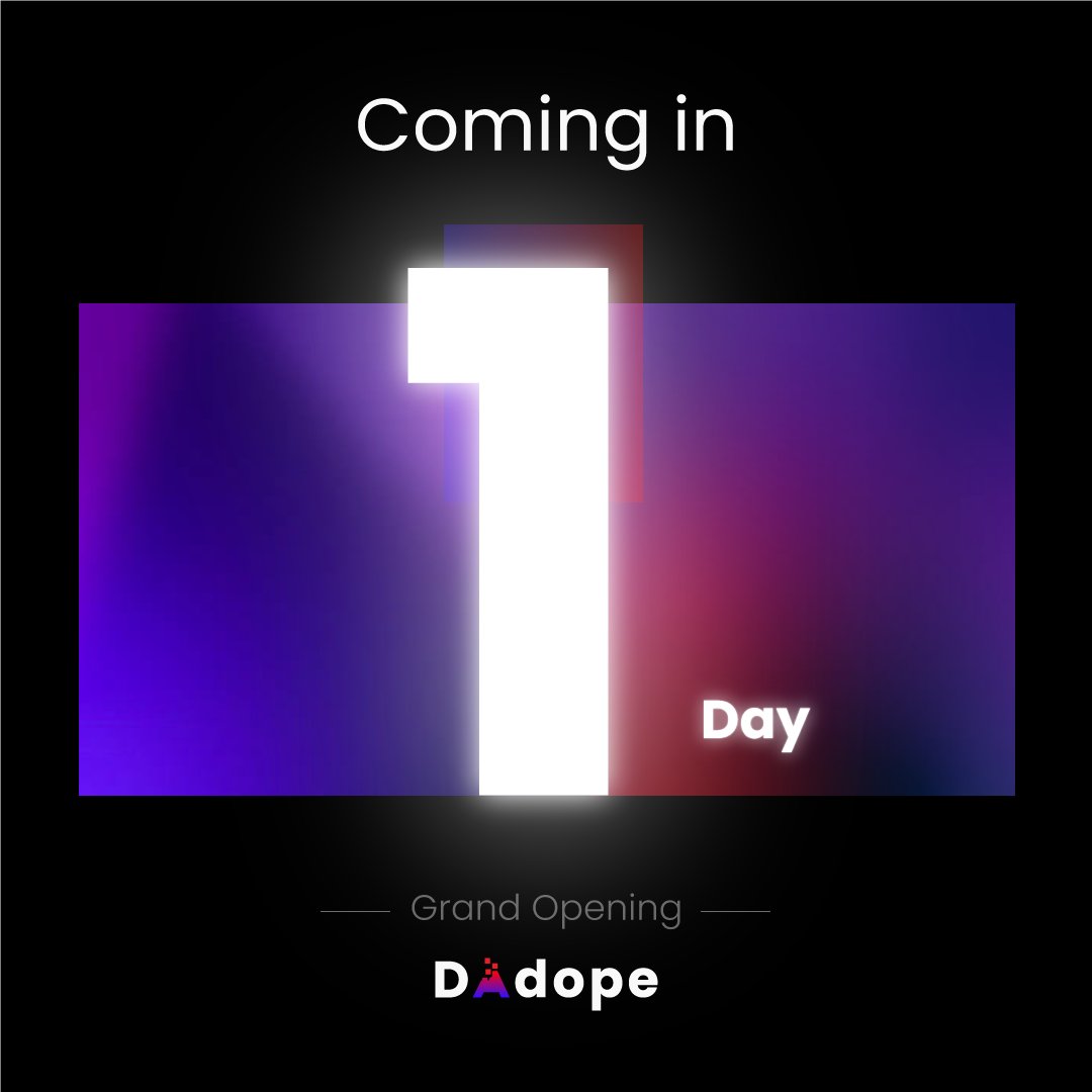 dAdOPE_Studio's tweet photo. ⏰24 hours, thts all we got!! Thts all YOU got!! Do or Die!! Love or no love!! Dont matter, we dont give a damn!! Proud 2 say, we stand for Digital Art, DA!!  Lets make it dope!! No more 2 say, lets DAdope!!🔥🔥🔥

#nfts #nftart #nftartist #nftcommunity #nftcollectors #nftnews https://t.co/8cXv0BHbMa
