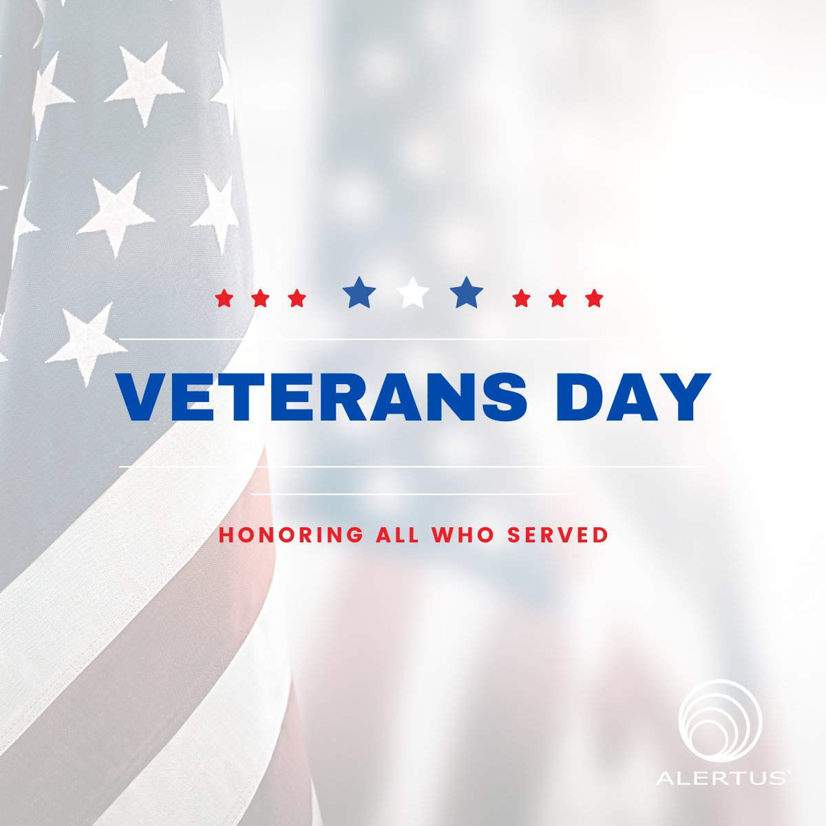 alertustech's tweet photo. On this Veterans Day, @alertustech thanks those who have served our country and who continue to do so every day.
#Alertus #HappyVeteransDay https://t.co/QqQXp7qUrv