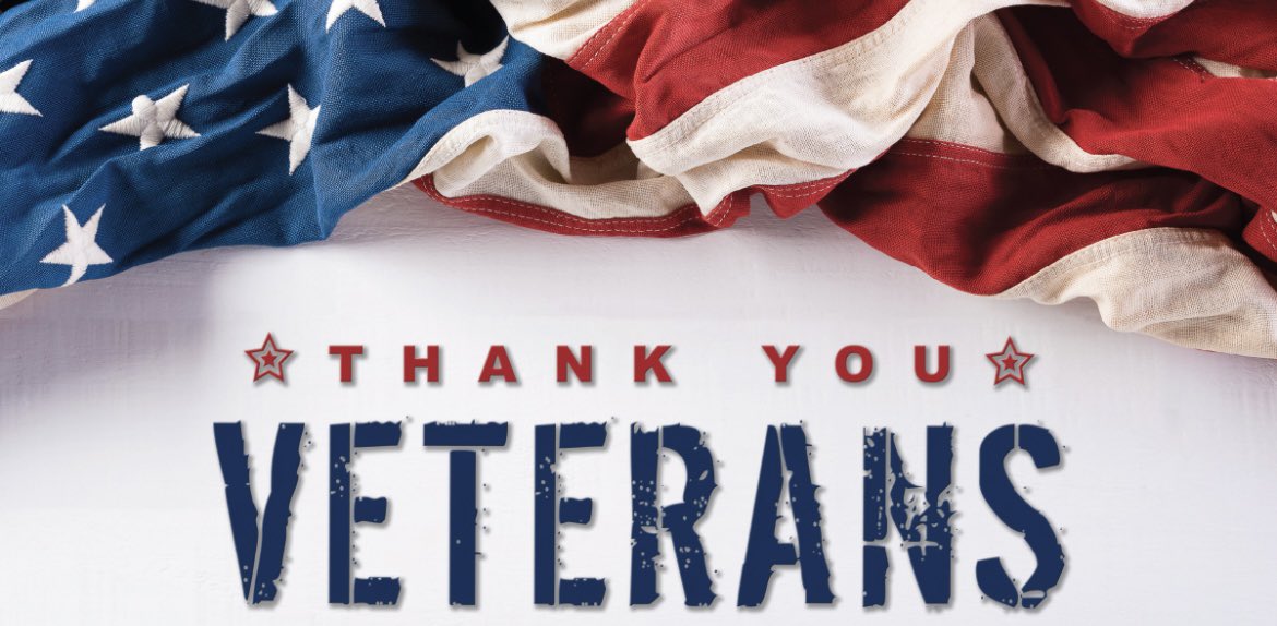 Happy #VeteransDay. Today we honor the many brave individuals who honorably served our country. Proud that NC is home to nearly 800,000 veterans!