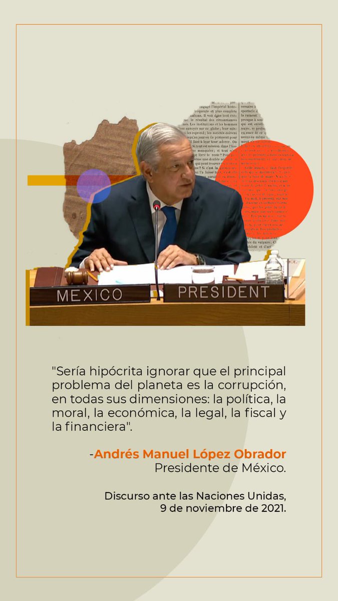RamiroGonzNL's tweet photo. “El principal problema del planeta es la corrupción.”  🇲🇽🌎 

- @lopezobrador_ https://t.co/INhKGWMTb8