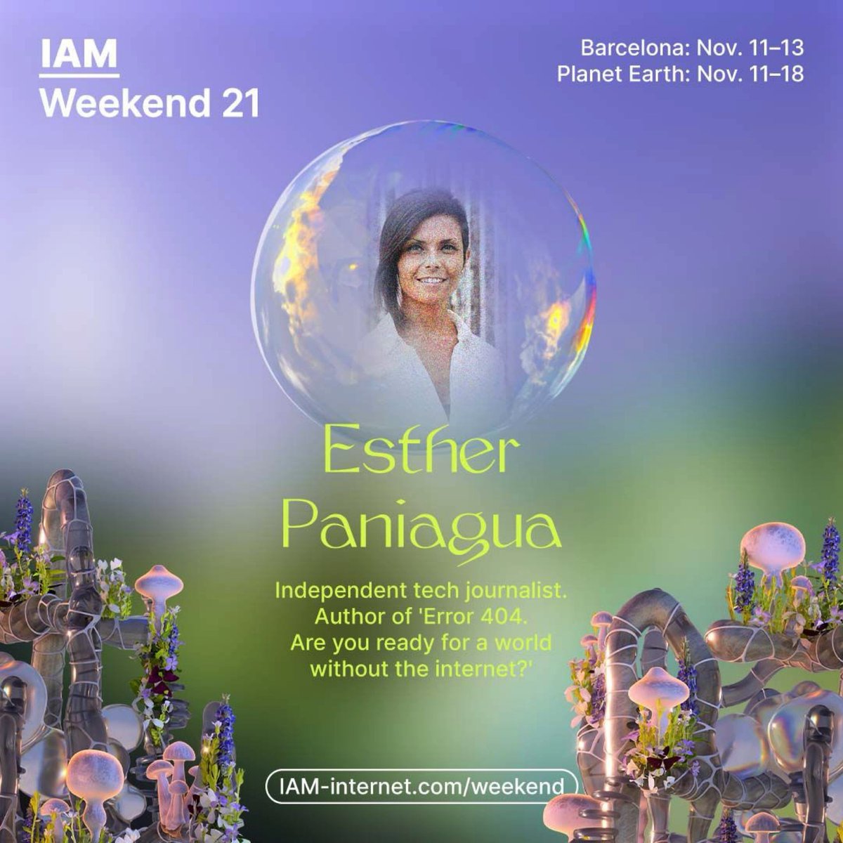 Hay eventos que presumen de “comunidad” y hay eventos que SON comunidad. Entre estos últimos, #IAMW21 de <a href="/iam_internet/">IAM</a>. Solo quien ha ido lo sabe. ¡No perdáis la oportunidad! Desde hoy hasta el sábado en #Barcelona, y hasta el 18N en el universo online 🌍 iam-internet.com//weekend