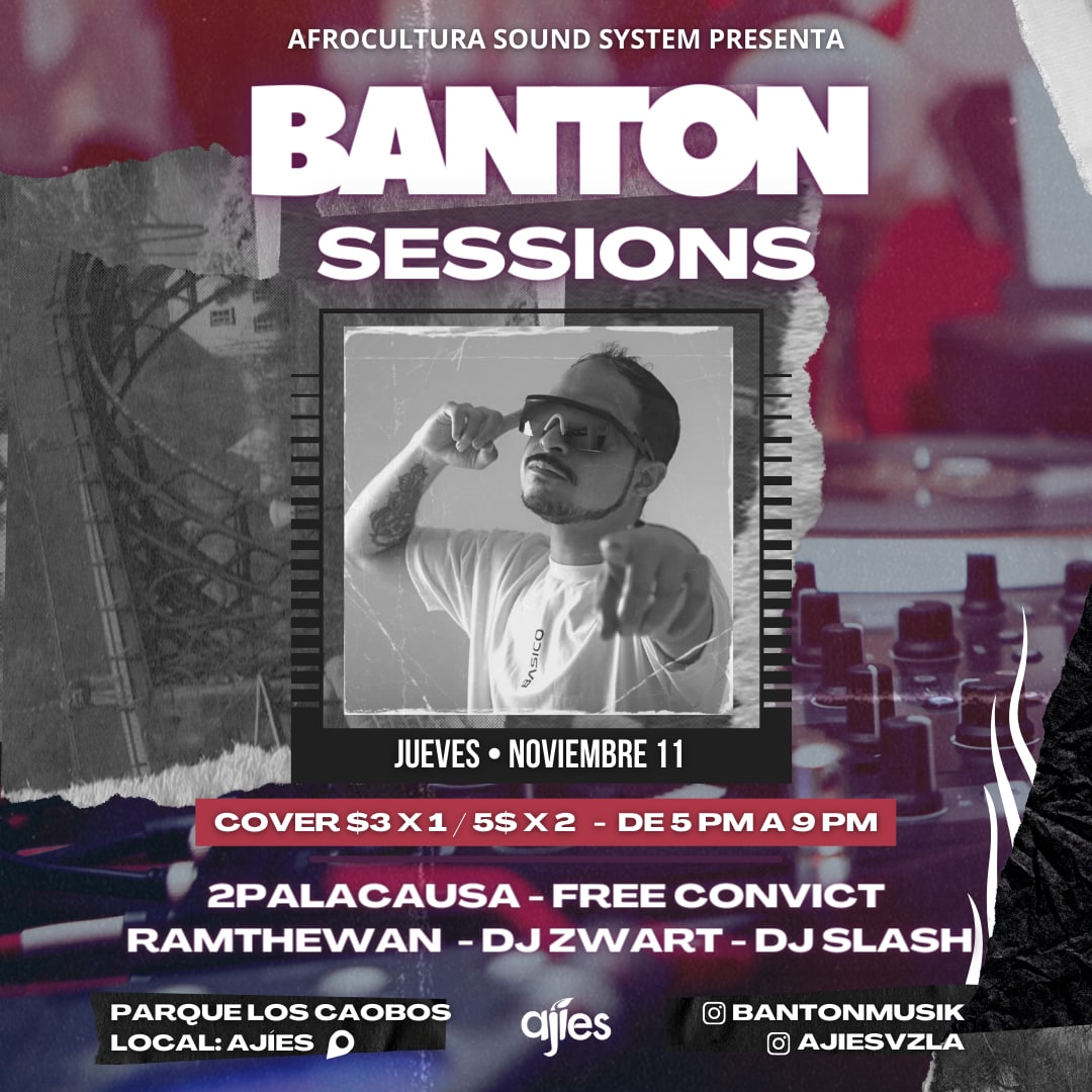 Jueves alternativo de música urbana en 🌶️ AjíEs de Parque Los Caobos 🎤

📅 Hoy 11/11 desde las
🕔 5:00 pm en Los Caobos 🌳 frente a la fuente.