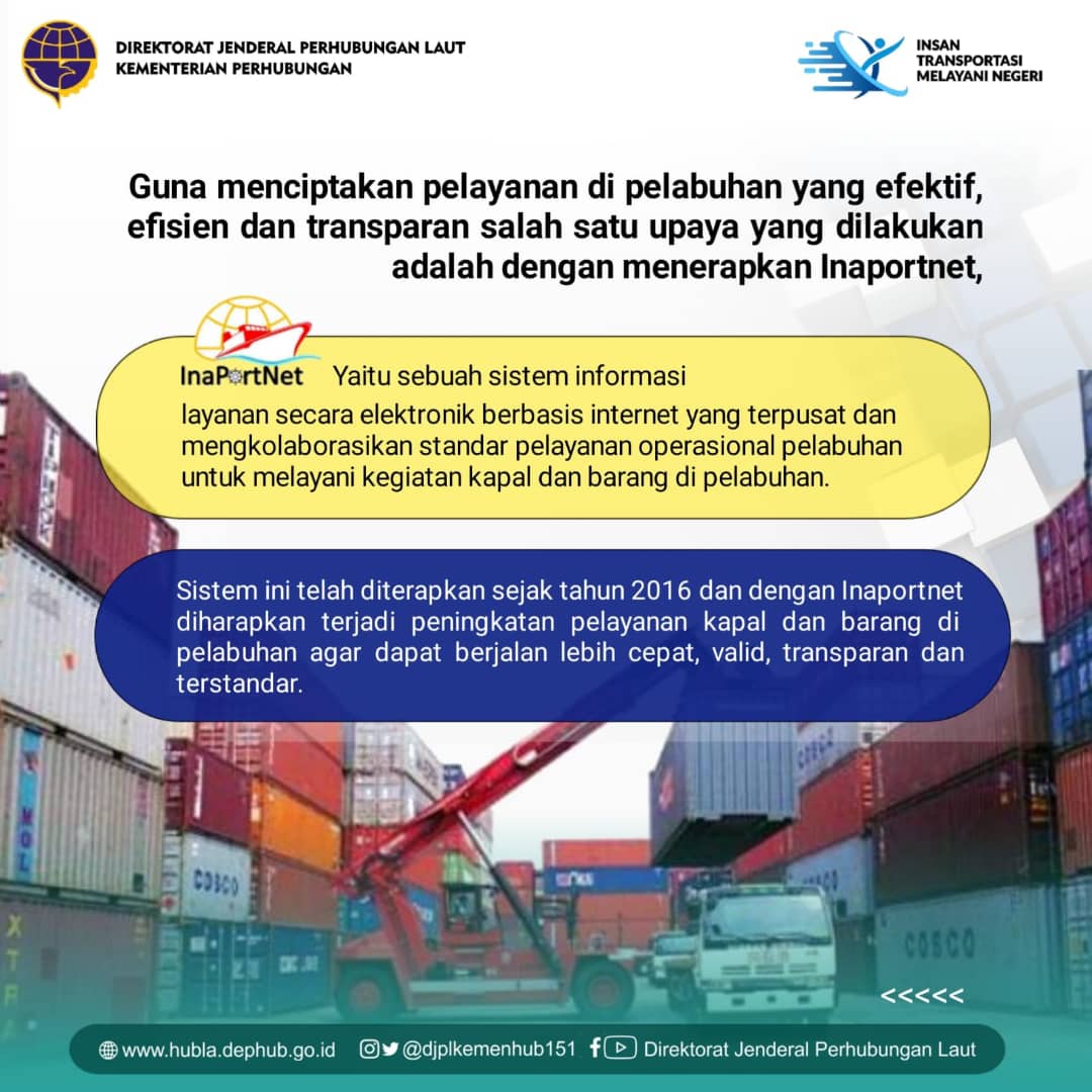 djplkemenhub151's tweet photo. #KawanLaut, dalam rangka meningkatkan efektivitas, efisiensi dan transparansi pelayanan kapal dan barang di pelabuhan, Kementerian Perhubungan cq Direktorat Jenderal Perhubungan Laut terus melakukan  peningkatan performa di pelabuhan. https://t.co/yG1Izc2TFY
