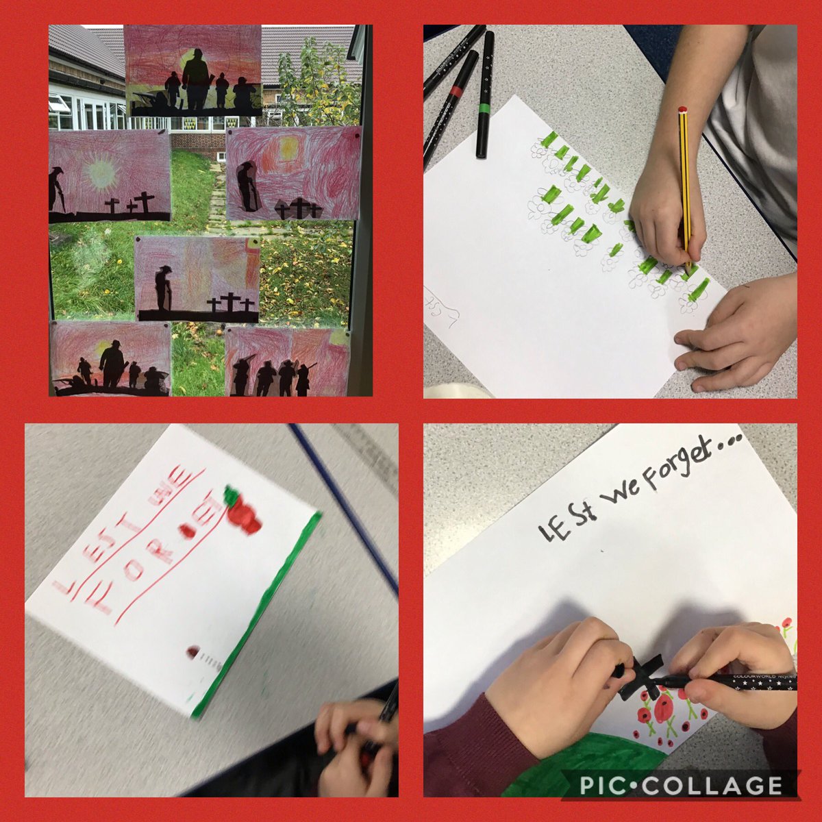 MissWatkinsG's tweet photo. Today year 3 have been remembering all of the soldiers who have fought for us 👏 #LestWeForget  @HartleyBrookPri @HBMissJones1 https://t.co/2WacPuJXtx