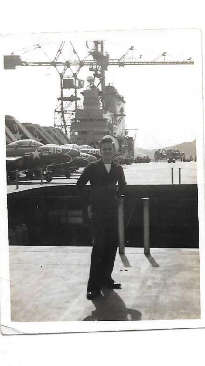 m_marselle's tweet photo. Happy Veterans Day to my Dad!   ….  Grandpa of 4. …  and Great Grandpa of 2.   Well done Sailor!  Go Navy! #sas #navy ⁦@SASsoftware⁩ https://t.co/xIkhwJSdZS