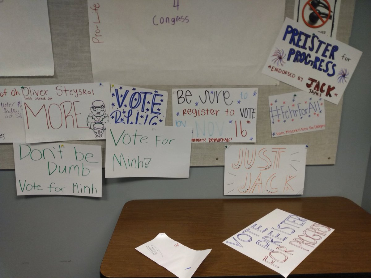 Love all the candidate support! Let’s keep up the enthusiasm for the debate on Friday! Polls open on Tuesday!