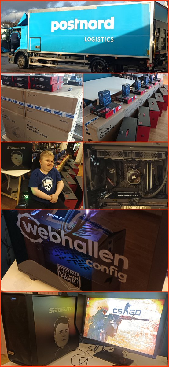 En för alla - Alla för en -&gt; 
Webhallen för alla - Alla för Webhallen
Sex custom riggar till laget anlände från <a href="/webhallen/">Webhallen</a> idag torsdag.
Webhallen är lagets andra stora partner i sagan "Lilmix.Para goes to Hollywood" ... fantastiskt företag med stort hjärta
#lilmixpara
