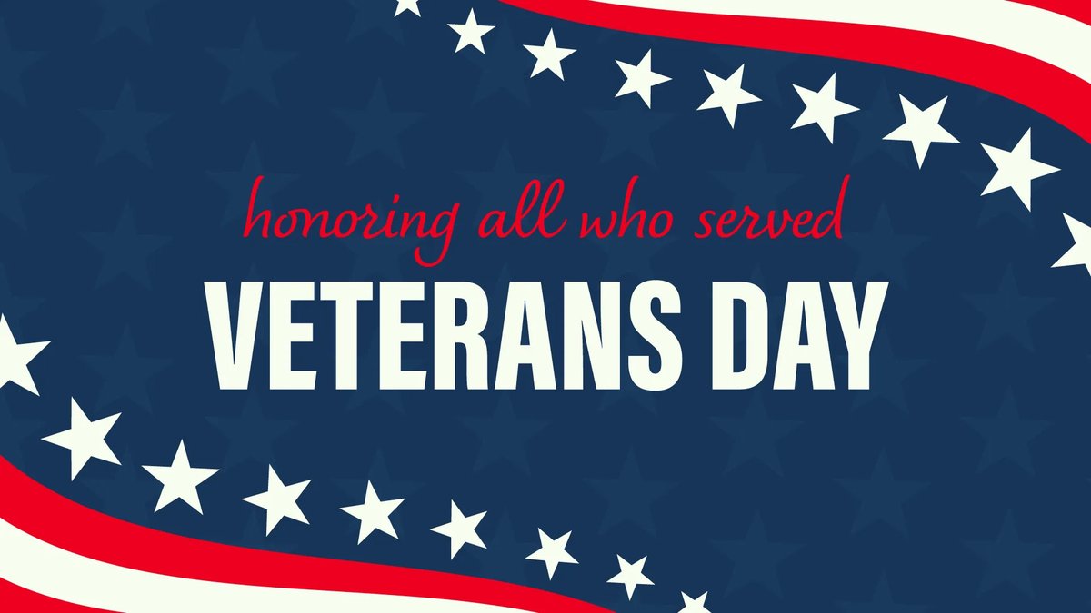 Today we pause, remember and thank those who have served in our nation's Armed Forces. Thank you for your service. #VeteransDay2021