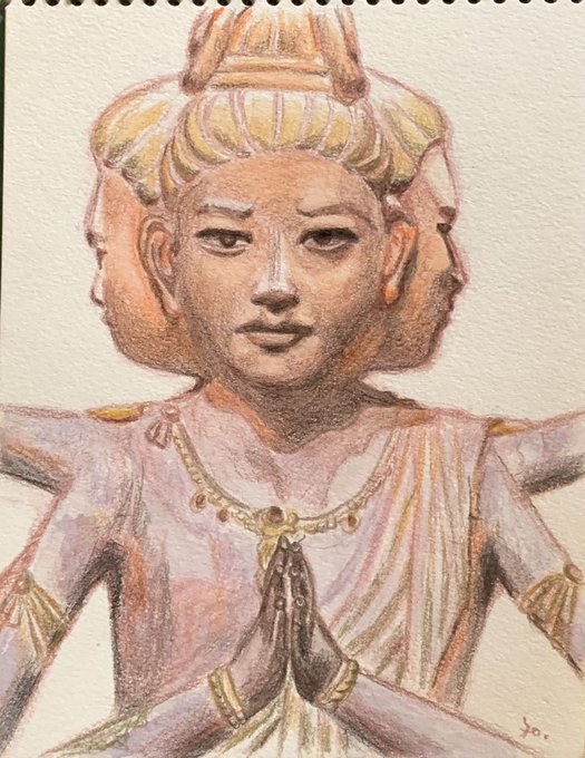 阿修羅像のtwitterイラスト検索結果