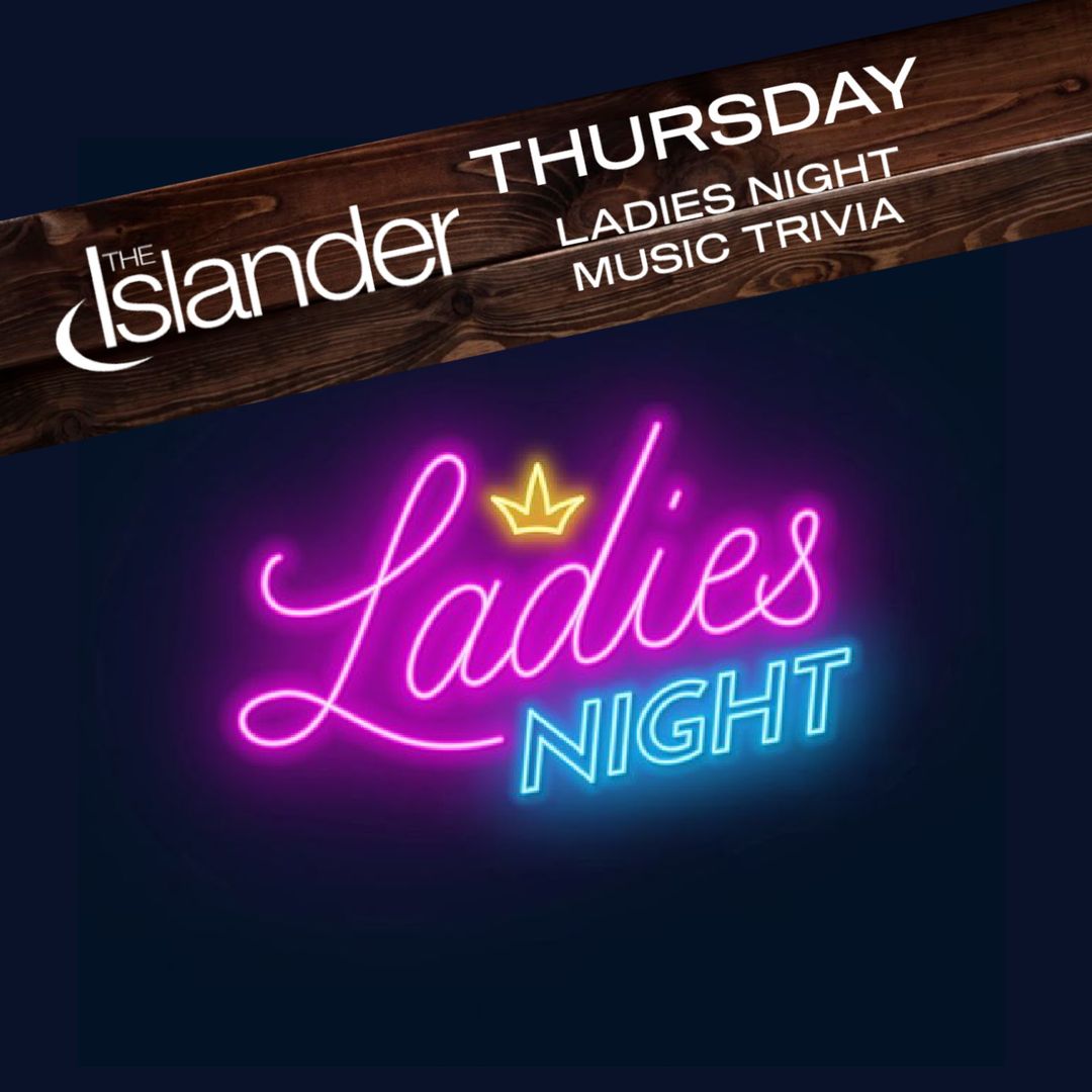 TheIslanderCLE's tweet photo. Thursday Night is Ladies Night #AtTheIslander
🍷 $2 White Claws
🍸 $3 Ketel One &amp; Ketel One Botanical
🥃 $4 Crown Royal
❓ Music Trivia 8:00 PM • Keep the cup
.
.
.
#ladiesnight #triviathursday #drinkspecials #musictrivia #cleveland #localbar https://t.co/2F1Qf7L4K8