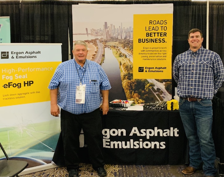 ergonasphalt's tweet photo. #ResourcesOnTheRoad: Ergon’s A&amp;E Mark Clark and Matt Jeffers, P.E. attended the Tennessee County Services Annual Fall Conference. #TheResource #ErgonAsphalt #ImprovingInfrastructure https://t.co/xzg9Oq3Iab