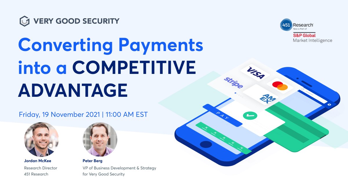 getVGS's tweet image. ❓Did you know that your payments strategy can help you gain a competitive advantage, cut costs, and elevate the customer experience? 
💻Join our webinar with @451Research on November 19th to learn how it’s done
 
hubs.li/H0-Plnf0

#fintech #payments #paymentservices