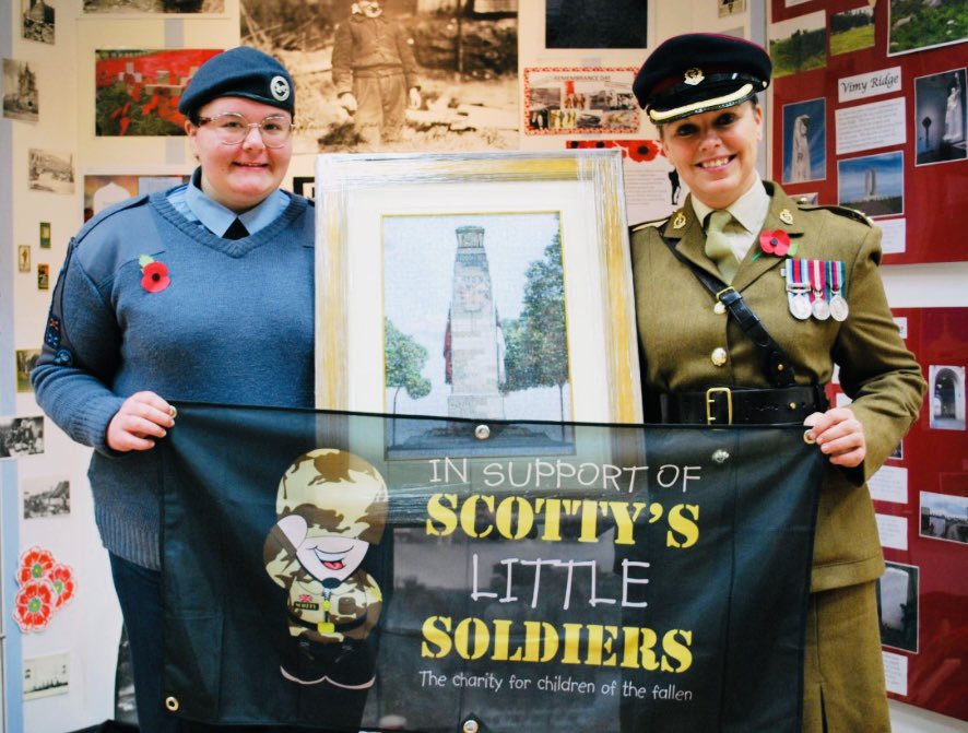 Last year Taeghan was mocked for wearing this uniform to school. Today 45 girls at her school and I, wore our uniforms with pride @aircadets @SeaCadetsUK @ArmyCadetsUK @UKScouting @stjohnambulance @CorporalScotty @carolvorders @reallorraine @bigphilcampion @BFBSRadioHQ