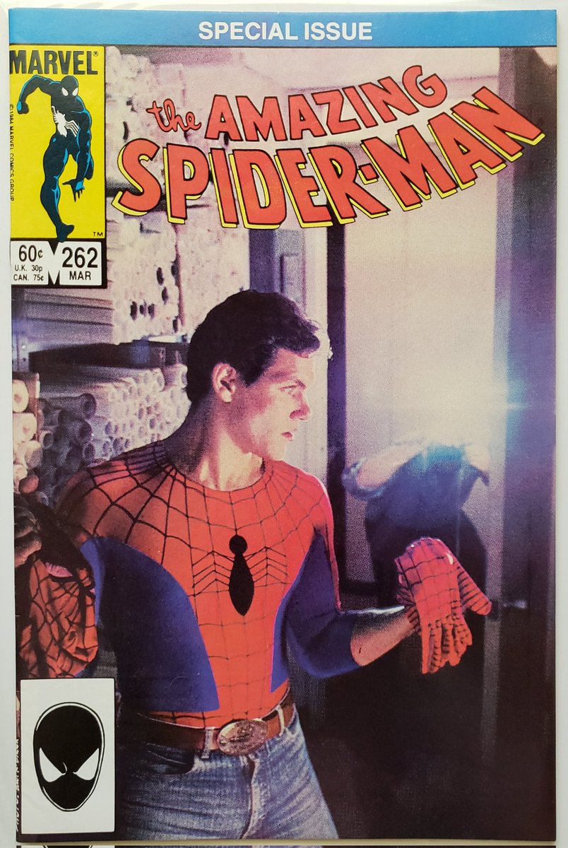 TheGhostHost's tweet photo. I know we're excited for #TobeyMaguire and #AndrewGarfield in #NoWayHome, but you know who'd I really like to see cameo? Scott Leva! He was featured on the 1985 Marvel Comics The Amazing Spider-Man issue #262 cover, photo by Eliot R. Brown.

#Marvel #SpiderMan #SpiderManNoWayHome https://t.co/5RrFqo825x