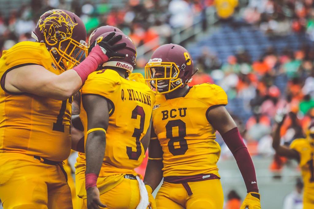 Dhardin2018's tweet photo. I am extremely grateful to receive a Division 1 HBCU offer from Bethune-Cookman University!! #SWAC https://t.co/IUV0cQt2l4