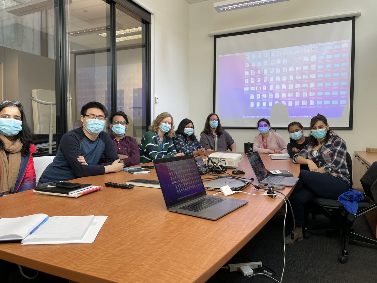Aashiq_Kachroo's tweet photo. Nearly after 1.5 yrs, our first in-person lab meet @Kachroo_Lab with all fully vaccinated members. Here is hoping that we are over the pandemic. https://t.co/PpdO9ZIncC