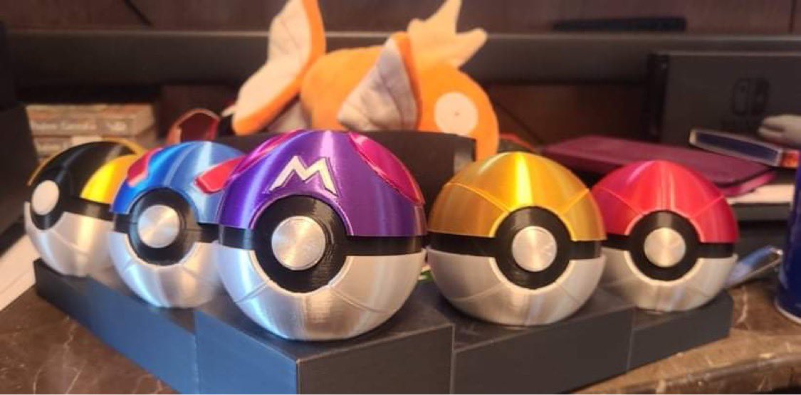 Jesse3d's tweet photo. #Magikarp will always be number one. #pokemon #pokeball #nintendo #3Dprinting #NintendoSwitch #design https://t.co/ZncpZnlqgc