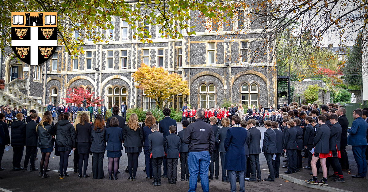 DoverCollege's tweet photo. They shall grow not old, as we that are left grow old:
Age shall not weary them, nor the years condemn.
At the going down of the sun and in the morning
We will remember them. https://t.co/RALhJ9swVN