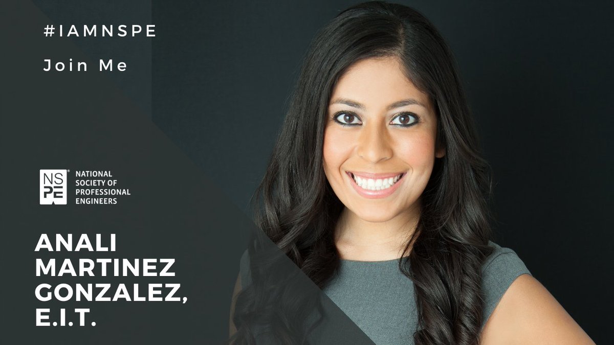 Who is NSPE? NSPE is members like @thenuevalatina, who has taken advantage of opportunities to grow as a leader and seeks to inspire the next generation of girls and women, especially Latinas, who want to be engineers one day. #IamNSPE #LatinaWomenInSTEM 
nspe.org/iamnspe